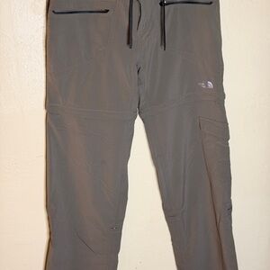 The North Face Convertible Gray Outdoor Pants